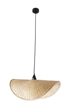 Maxlight Koshi - Hängeleuchte - 60 x 32 x 120 cm - schwarz und hellbraun
