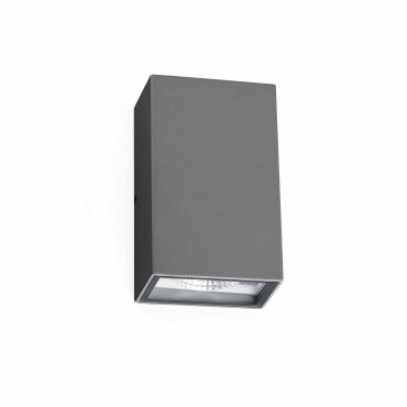 Faro Ling - Wandleuchte - 9,2 x 7,1 x 15,7 cm - 6W LED inkl. - IP54 - dunkelgrau