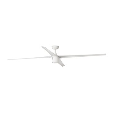 Faro Attos - Deckenventilator mit Licht und Fernbedienung - Ø 213 cm - 18W dimmbare LED inkl. - weiß