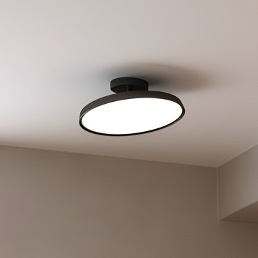 Design for the People Kaito 2 Pro 30 - Deckenleuchte - Ø 30 x 11,8 cm - 15W dimmbar LED inkl. - schwarz