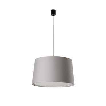 Faro Windsor S – hängelampe – Ø 64 x 37,5 cm – mattschwarz und grau