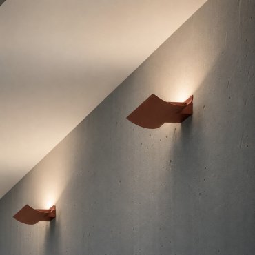 VK Lighting Cape - Wandleuchte für den Außenbereich - 19,4 x 30 x 4,3 cm - 10W LED inkl. - IP65 - Rustbraun