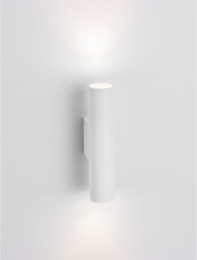 Nova Luce Mor – Wandleuchte – 4 x 6,5 x 18 cm – weiß
