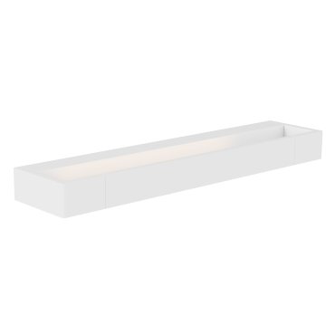Maxlight Flink - Wandleuchte - 45 x 10 x 4 cm - 12W LED inkl - IP44 - weiß