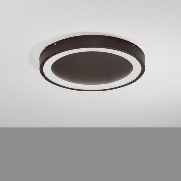 Nova Luce Nodi - deckenleuchte - Ø 45 x 5 cm - 30W LED inkl. - kaffeebraun