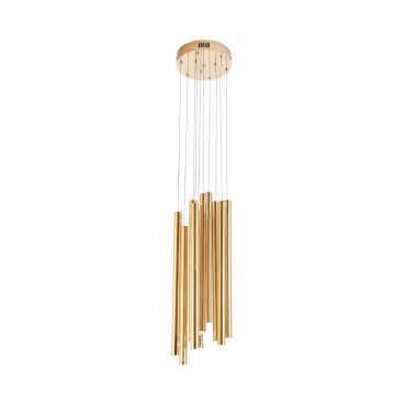 Maxlight Organic - Pendelleuchte - Ø 20 x 180 cm - 10 x 1W dimmbare LED inkl - gold