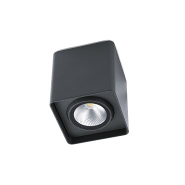 Faro Tami - Aufbaustrahler 1L - 9 x 9 x 10 cm - 9W LED inkl. - IP54 - dunkelgrau
