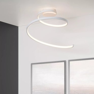 Lucide Maxence - Ø 46 x 35 cm - 24W LED inkl - 3 Stufen dimmbar - weiß