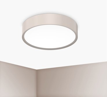 Century Italia Blanca Luxe - Deckenleuchte - Ø 40 x 7 cm - 24W LED inkl. - champagner