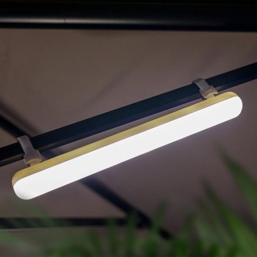 New Garden Banana - Sonnenschirmbeleuchtung mit Fernbedienung - Ø3,8 x 35 cm - 8,5W LED inkl. - IP54 - weiß