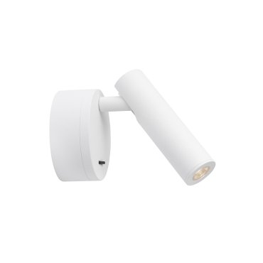Nova Luce Clip - Wandleuchte mit Schalter - 8 x 3,4 x 11 cm - 3W LED inkl. - weiß