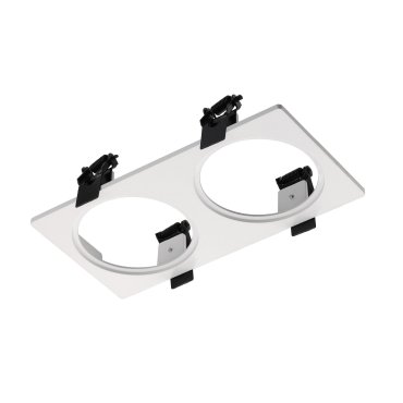 Nova Luce Cid - Rahmen - 195 x 100 mm, 183 x 93 mm Einbaumaß - weiß