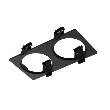 Nova Luce Cid - Rahmen - 195 x 100 mm, 183 x 93 mm Einbaumaß - schwarz