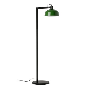 Faro Tatawin - Stehleuchte - 30 x 47,7 x 148 cm - schwarz satiniert und grün glänzend