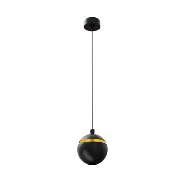 Maxlight Cometshine - Hängeleuchte - Ø 9,5 x 150 cm - 8W LED inkl. - schwarz