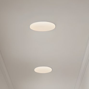 Nordlux Vic - Deckenleuchte - Ø 22 x 4 cm - 18W LED inkl - IP21 - weiß - warmweiße Lichtfarbe (3000K)