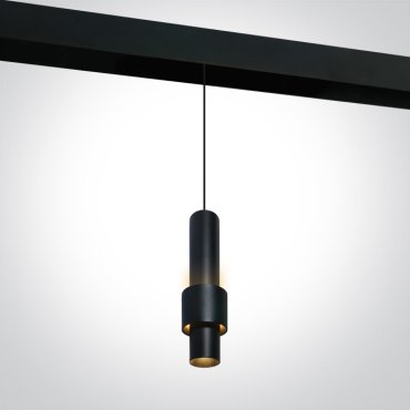 ONE Light Magnetschienensystem MINI, MIDI &amp; MAXI - Hängeleuchte - Ø 6 x 30 cm - DALI - 7W dimmbare LED inkl. - schwarz