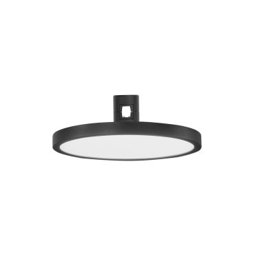 Nova Luce Art - Lichtpunkt Magnetschienensystem - Ø 16 x 5 cm - 15W LED inkl. - Sand schwarz