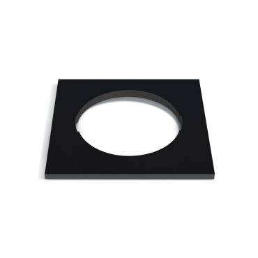 ONE Light - quadratischer dekorativer Sockel für - 10105H - schwarz