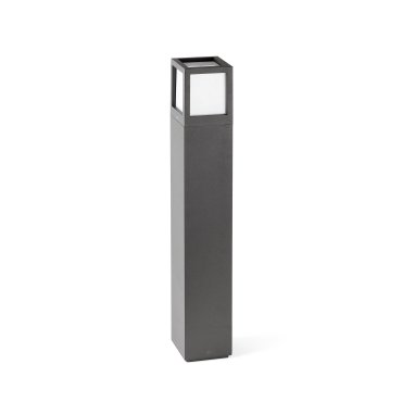 Faro Nze - Gartenpfosten - 10,8 x 10,8 x 65 cm - IP54 - dunkelgrau