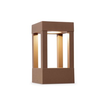 Faro Agra - Gartenleuchte - 10,8 x 10,8 x 20 cm - 9W LED inkl. - IP55 - rostbraun