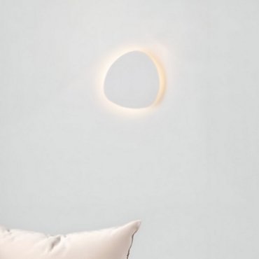 Nova Luce Atena - wandleuchte - 19,9 x 19,1 x 3,5 cm - 8W LED inkl. - Sand Weiß