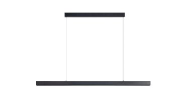ETH Lyne - hängeleuchte - 120 x 4,5 x 200 cm - 32W dimmbare LED inkl. - schwarz