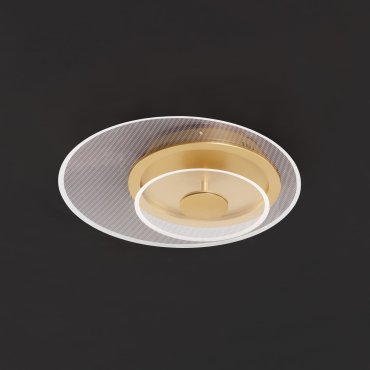 Nova Luce Copo - deckenleuchte - Ø 40 x 9,6 cm - 29W dimmbar LED inkl. - messing gold