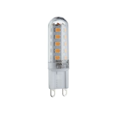Searchlight LED Lampe - Ø 2 x 6 cm - G9 - 3W dimmbar (10er Set) - 4000K - transparent