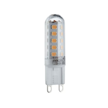 Searchlight LED Lampe - Ø 2 x 6 cm - G9 - 3W nicht dimmbar (10er Set) - 4000K - transparent