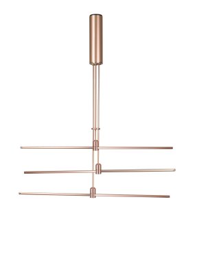 Nova Luce Fedon - magnetische lineare Struktur - 80 x 110 cm - geeignet bis zu maximal 100W LED - satiniertes Gold