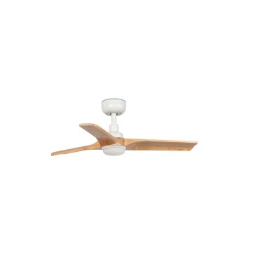 Faro Heywood S - Deckenventilator mit Licht - Ø 90 cm - matt Weiß und Kiefer