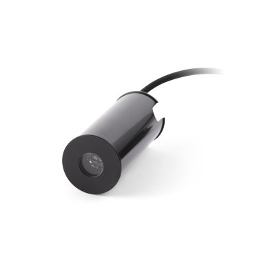 Faro Grund - runder Bodenstrahler für außen - Ø 37 mm, Ø 32 mm versenkt - inkl. 2W LED - IP67 - schwarz - warmweiße Lichtfarbe (3000K)