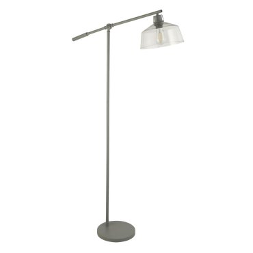 Searchlight Canterbury - Stehleuchte - 82 x 164 cm - grau und transparent