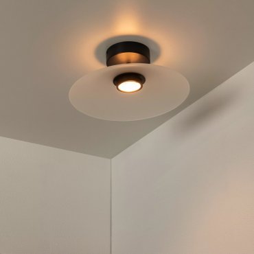 Lucide Menga - Deckenleuchte - Ø 40 x 16 cm - 12W dimmbare LED inkl - opal