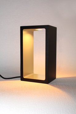 Artdelight Corridor - Tischleuchte - 18,2 x 10 x 8 cm - 3 Stufen Dimmer - 6W LED inkl - IP40 - schwarz und matt gold