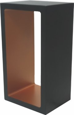 Artdelight Corridor - Tischleuchte - 18,2 x 10 x 8 cm - 3 Stufen Dimmer - 6W LED inkl - IP40 - schwarz und gold