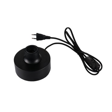 Artdelight Round - Tischleuchte - Ø 12 x 8,5 cm - schwarz