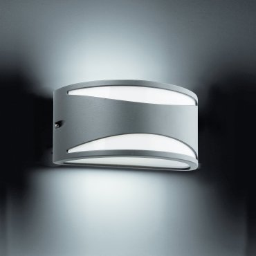 Faro Bonn - Wandleuchte - 25 x 13,5 x 12 cm - IP44 - dunkelgrau