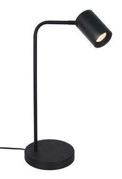 Artdelight Megano - Tischleuchte - Ø 17 x 45 cm - schwarz