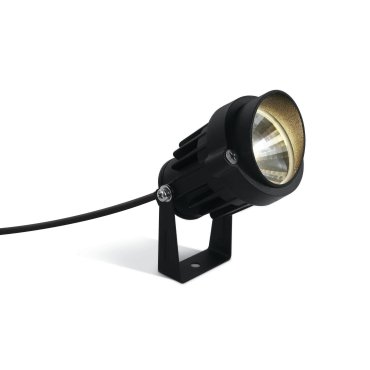 ONE Light LED Garden Spots - Bodenspot auf Erdspieß - Ø 6 x 10 cm - 6W LED inkl. - IP65 - schwarz