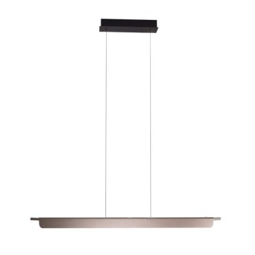Maxlight Jo-Jo - Hängeleuchte - 124 x 6 x 195 cm - 40W LED inkl - 2700K-5500K - grau und schwarz