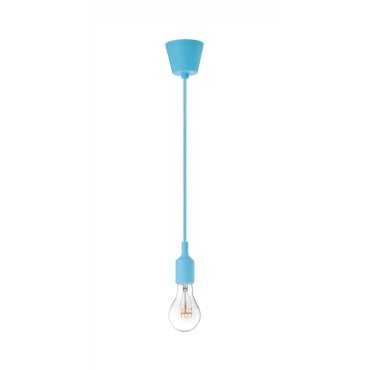 Nova Luce Swing - Hängeleuchte - Ø 4,5 x 100 cm - himmelblau