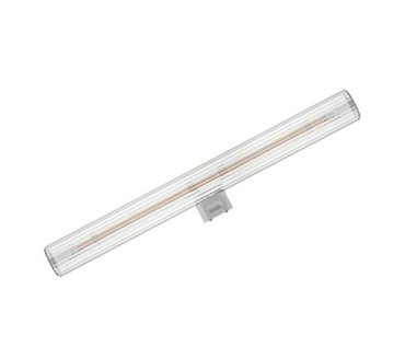 Daylight Italia LED-Lampe - Linea Righe - Ø 3 x 30 cm - S14d - 6W dimmbar - 2700K - transparent