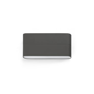 Faro Aday - Wandleuchte - 17,5 x 2,2 x 9 cm - 6W LED inkl. - IP54 - dunkelgrau