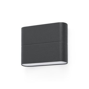 Faro Aday - Wandleuchte - 11,3 x 2,2 x 9 cm - 6W LED inkl. - IP54 - dunkelgrau