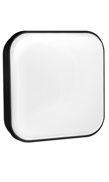 Century Italia Simply - Wand-/Deckenleuchte - 22 x 7,3 x 22 cm - 24W LED inkl. - IP65 - schwarz