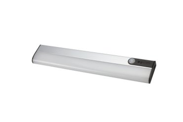 Integral LED SensorLux – shrankleuchte mit bewegungsmelder und wiederaufladbarem akku – 26,1 x 1,4 x 4,5 cm – 1,2 W LED inkl. – aluminium
