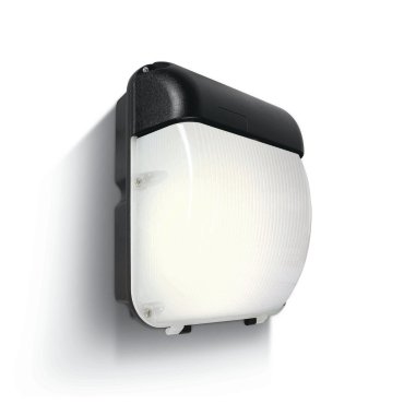 ONE Light Industrial LED Lights - Decken-/Wandleuchte für den Außenbereich - 26 x 11,5 x 30 cm - 50W LED inkl - IP65 - schwarz