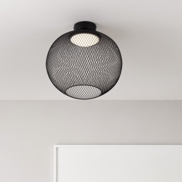 Nova Luce Kinetic - Deckenleuchte - Ø 40 x 40 cm - 19W LED inkl. - matt schwarz